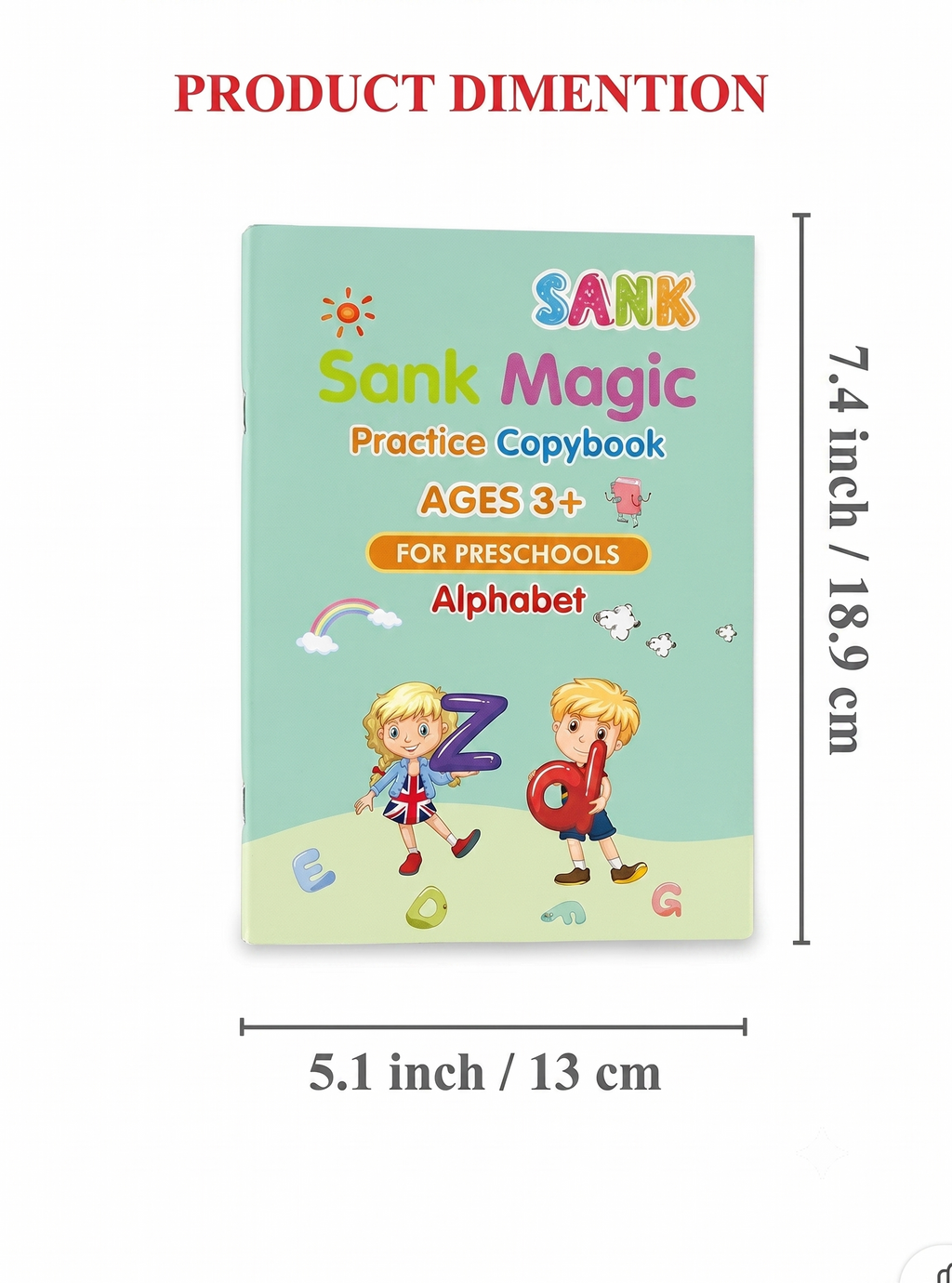 ChildLearn Little Writer's Toolkit ( Drawing,Maths,Alphabet,Number) 8+ Reusable